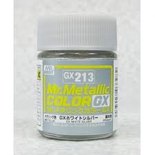 4973028033984 mr.hobby GX-213 Mr.metalic GX white silver 18ml.