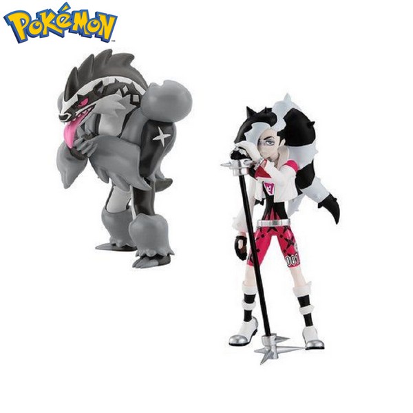 bandai candty toy 4570117913532 POKÉMON SCALE WORLD GALAR REGION PIERS & OBSTAGOON W/O GUM