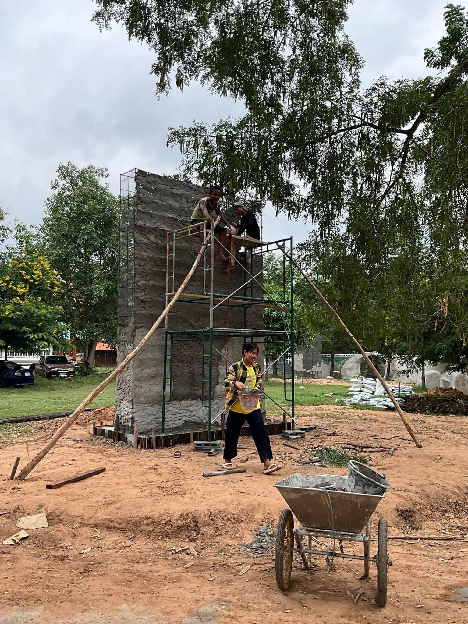 งานออกแบบ จัดสร้างสวนพุทธศิลป์ อุทยานพระนาดูนทะลุมิติ จ.มหาสารคาม สอบถาม โทร 061-6592998