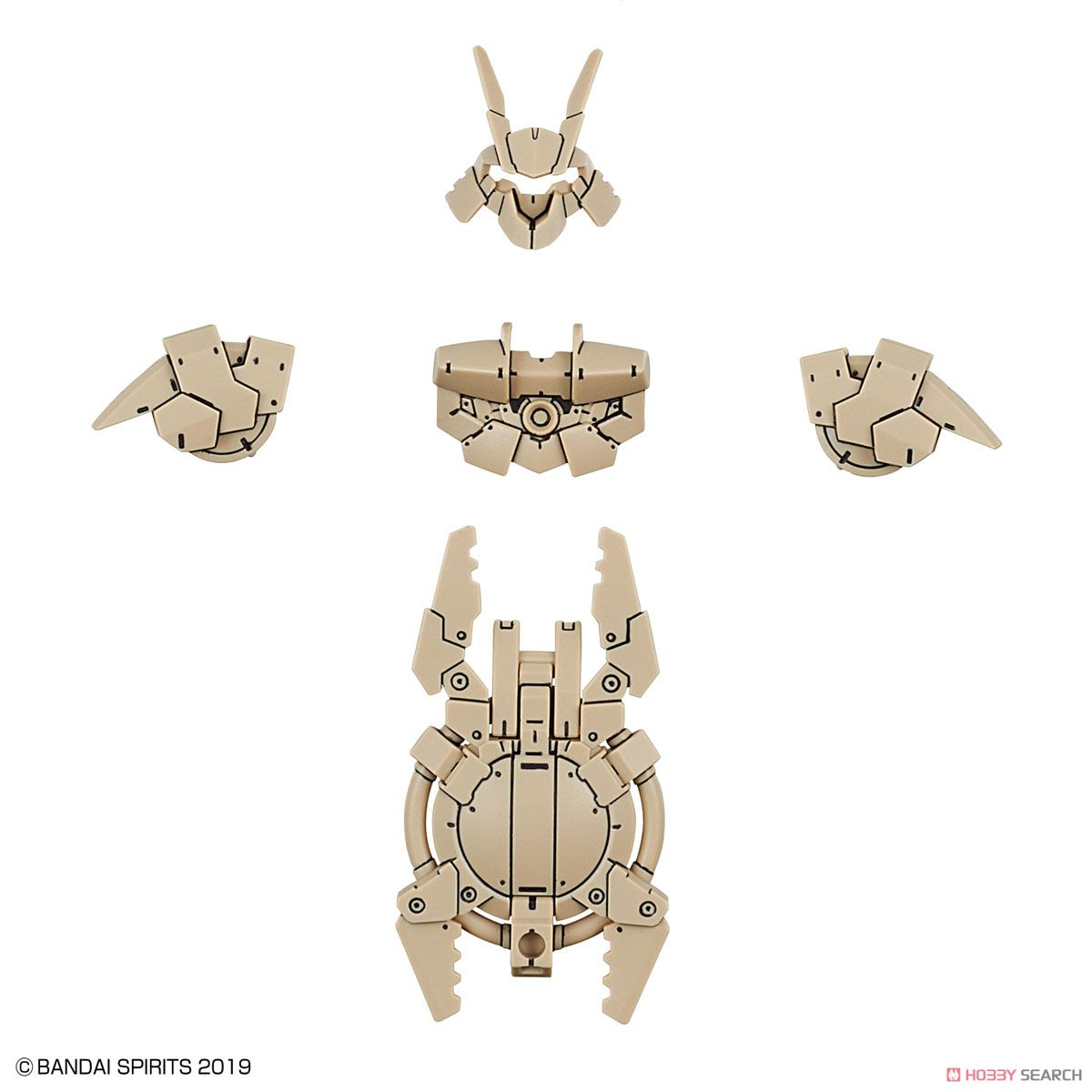 Bandai 30MM 1/144 OPTION ARMOR FOR CLOSE FIGHTING [PORTANOVA EXCLUSIVE/SAND YELLOW]*ไม่รวมหุ่น*