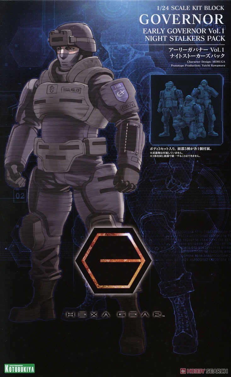 4934054036264 1/24 Early Governor Vol.1 Night Stalkers Pack- kotobukiya