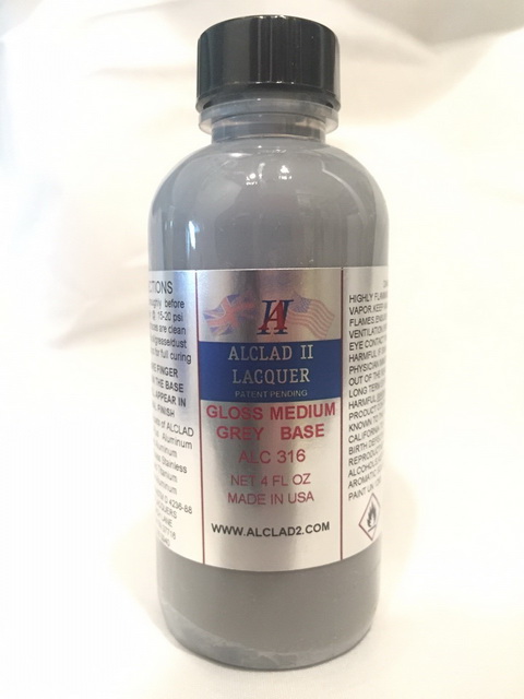 (เหลือ 1 ชิ้น รอเมล์ฉบับที่2 ยืนยัน ก่อนโอน) ALC-316 GLOSS MEDIUM GREY BASE (4oz.) - รองพื้นเทาเงา