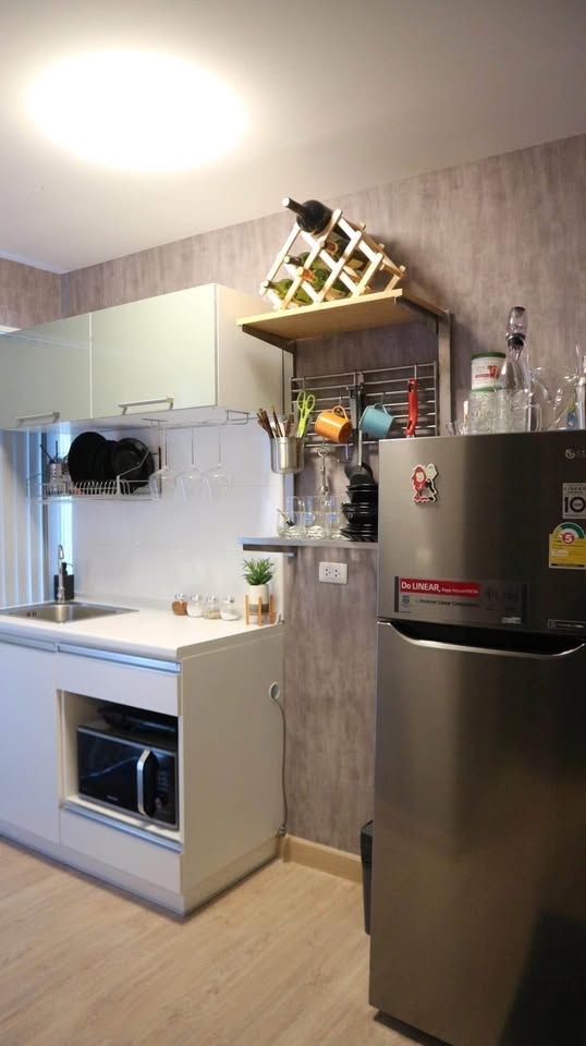 ให้เช่าคอนโด Ploen Ploen Condo Rangsit-Workpoint 1-2 (เพลิน เพลิน คอนโดมิเนียม รังสิต - เวิร์คพอยท์ 1-2) โซนพื้นที่ รังสิต ห้องแบบ 1ห้องนอน / 1ห้องน้ำ