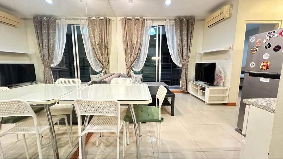 ให้เช่าห้องแบบ 2ห้องนอน 1ห้องน้ำ โซนพื้นที่ BTS ปุณณวิถี คอนโด แอท ซิตี้ สุขุมวิท 101/1 (City Sukhumvit 101/1) ขนาดห้อง 51 ตรม. ชั้น 8