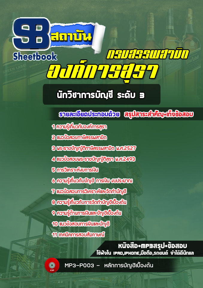 แนวข้อสอบนักวิชาการบัญชี ระดับ 3 องค์การสุรา กรมสรรพสามิต (ล่าสุด)