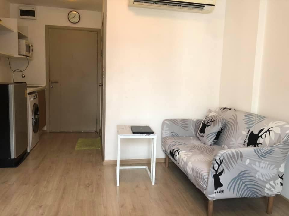 ให้เช่าห้องเครื่องใช้ไฟฟ้าครบมีเครื่องซักผ้าสอบถามแอด Line ID : Smile-easy ที่ Elio Condo