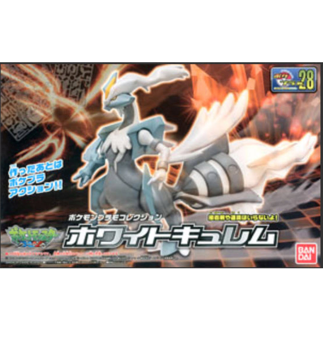 4573102582928 no28 Pokemon Plastic Model Collection White Kyurem (Plastic model)