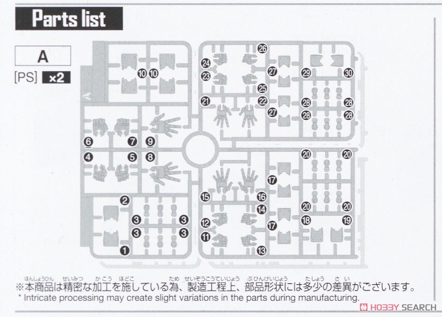 Bandai 4573102667076 OPTION PARTS SET GUNPLA 03 (BUILD HANDS EDGE)