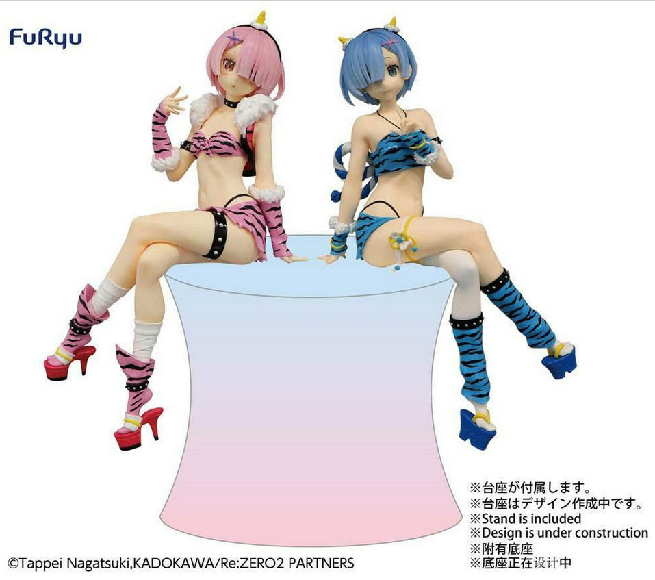 (เหลือ1ชิ้น ทักแชทก่อนโอน) 4589584959141 Noodle Stopper Figure -Demon costume Rem & Ram-taibo