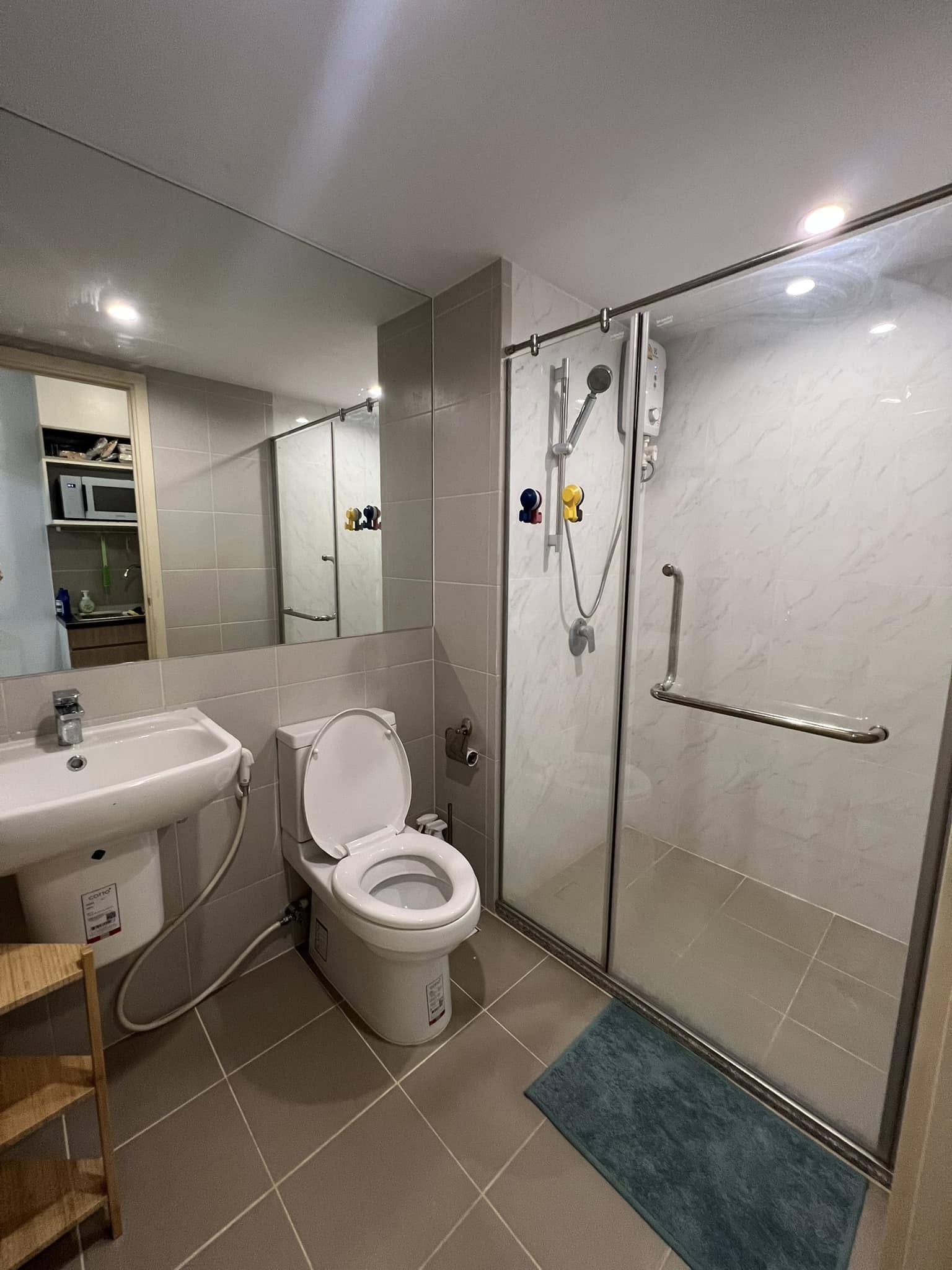 ให้เช่าห้องแบบ 1ห้องนอน 1ห้องน้ำ 1ครัวแยก โซนพื้นที่ MRT พระราม 9 คอนโด Supalai Veranda Rama 9 (ศุภาลัย เวอเรนด้า พระราม 9) ขนาดห้อง 37 ตรม. ชั้น 21 ตึก B