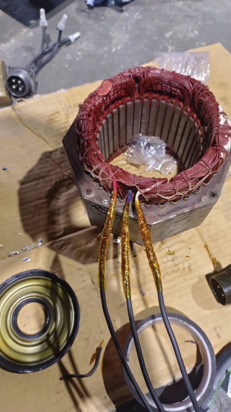 งานซ่อม Servo motor 2 ลูก ของ Fanuc