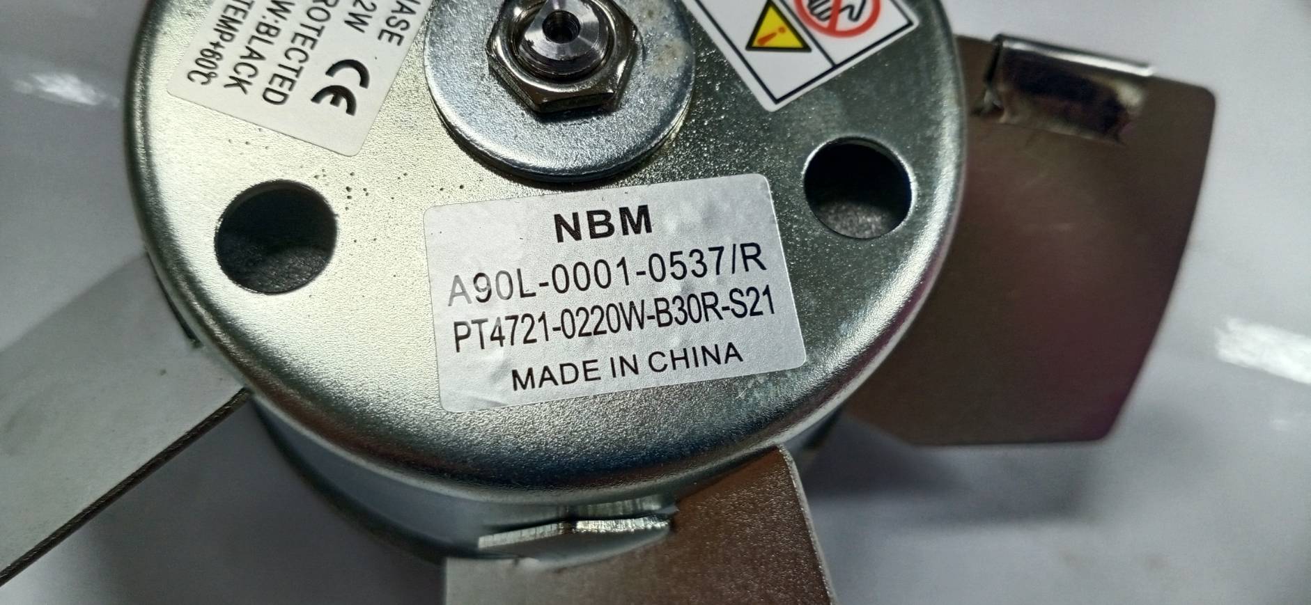 FANUC A90L-0001-0537/R PT4721-0220W-B30R-S21 SPINDLE FAN MOTOR