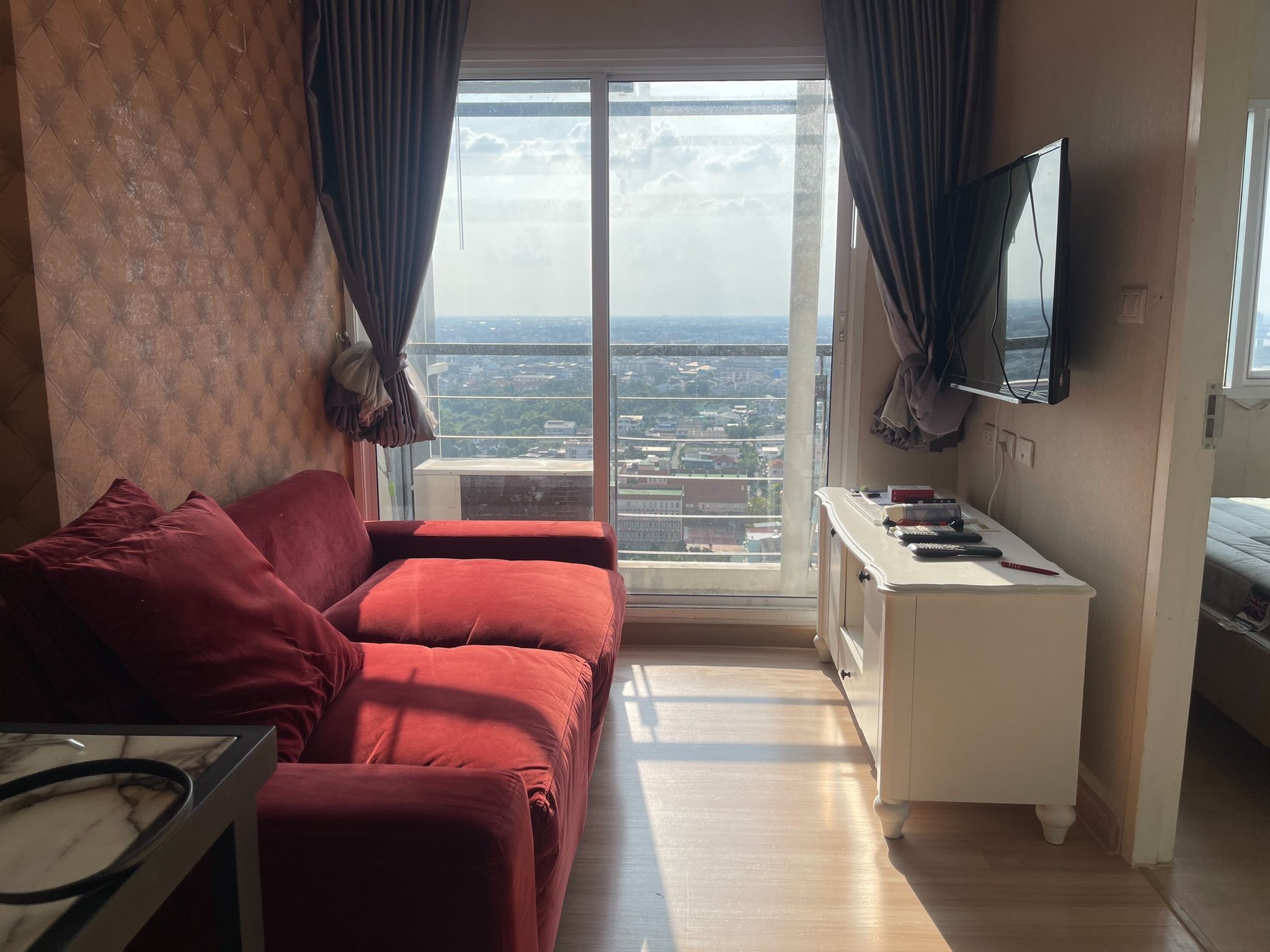 ให้เช่าคอนโด Bangkok Horizon Ratchada - Thaphra (แบงค์คอก ฮอไรซอน รัชดา – ท่าพระ) 1ห้องนอน 1ห้องน้ำ ห้องมุม ขนาดพื้นที่ตารางเมตร 27 ตรม. ตึก A /ชั้น 23