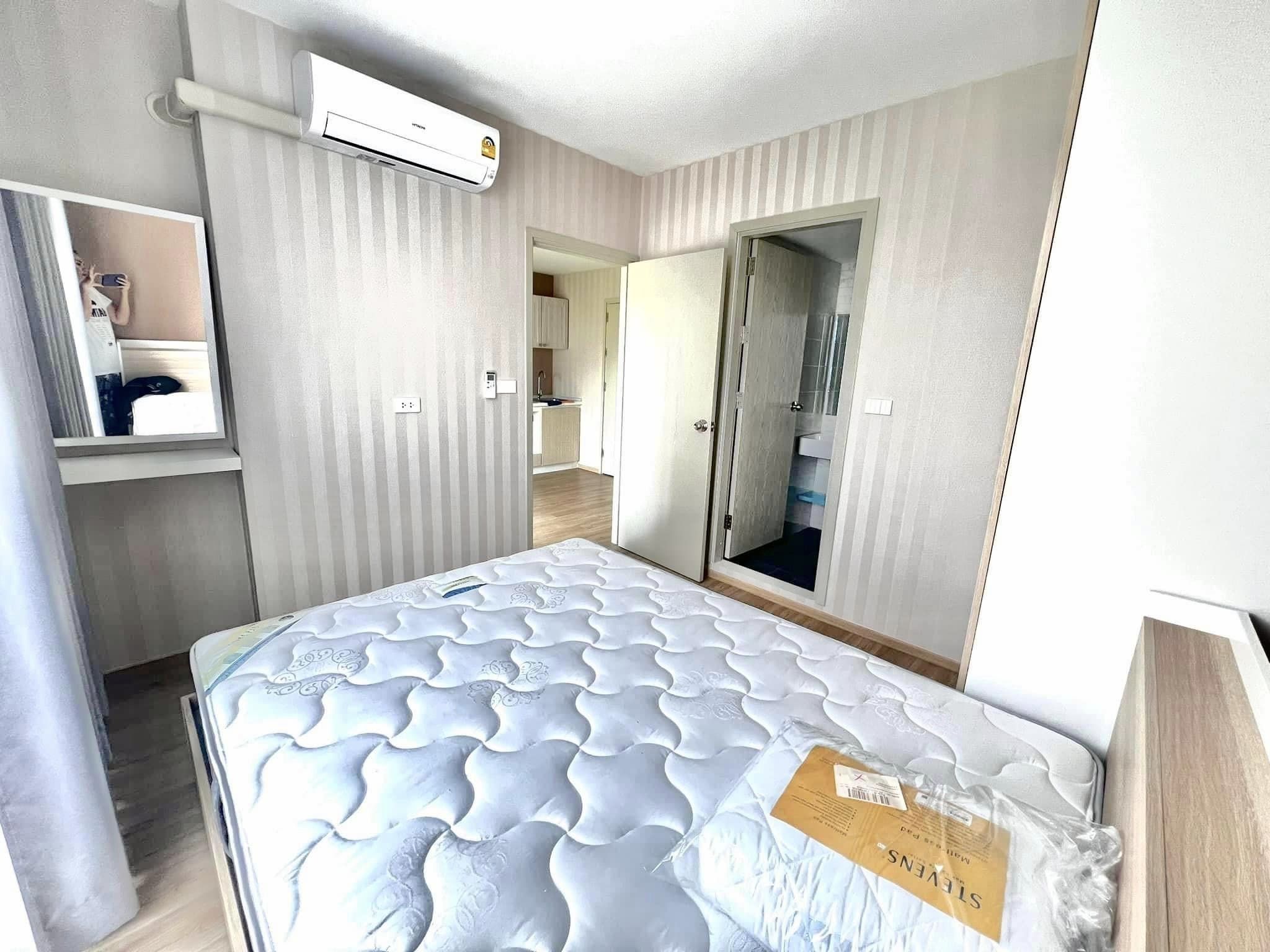 ปล่อยเช่าคอนโด Feel Condo Lat Phrao 122 (ฟีล คอนโด ลาดพร้าว 122) - ห้องยังไม่เคยปล่อยเช่า มีเครื่องซักผ้าพร้อม - การเดินทาง: MRT ลาดพร้าว 101