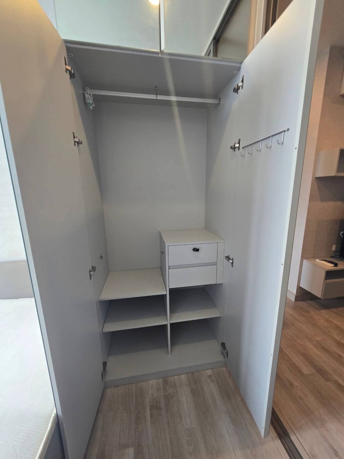 ให้เช่าห้องแบบ 1ห้องนอน 1ห้องน้ำ 1ครัวแยก โซนพื้นที่ MRT เตาปูน คอนโด Niche Pride Taopoon-Interchange (นิช ไพรด์ เตาปูน-อินเตอร์เชนจ์) ขนาดห้อง 28 ตรม. ชั้น 26