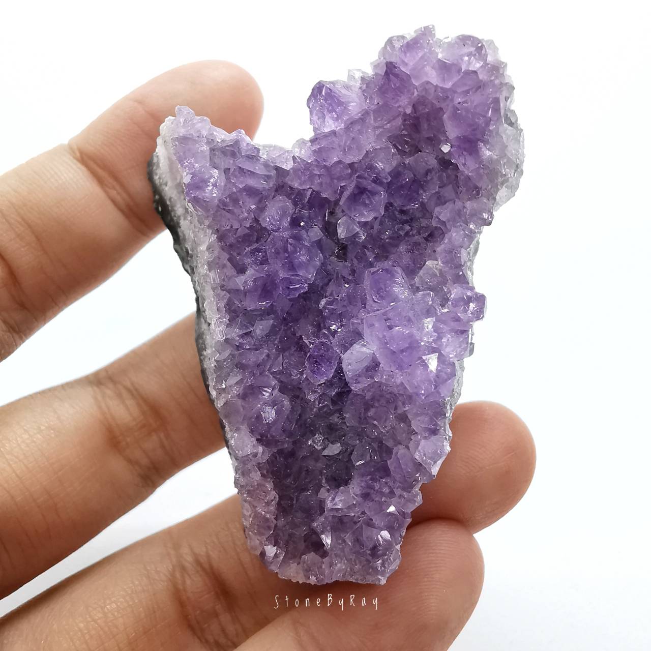 หินอเมทิสต์ผลึกธรรมชาติ Amethyst