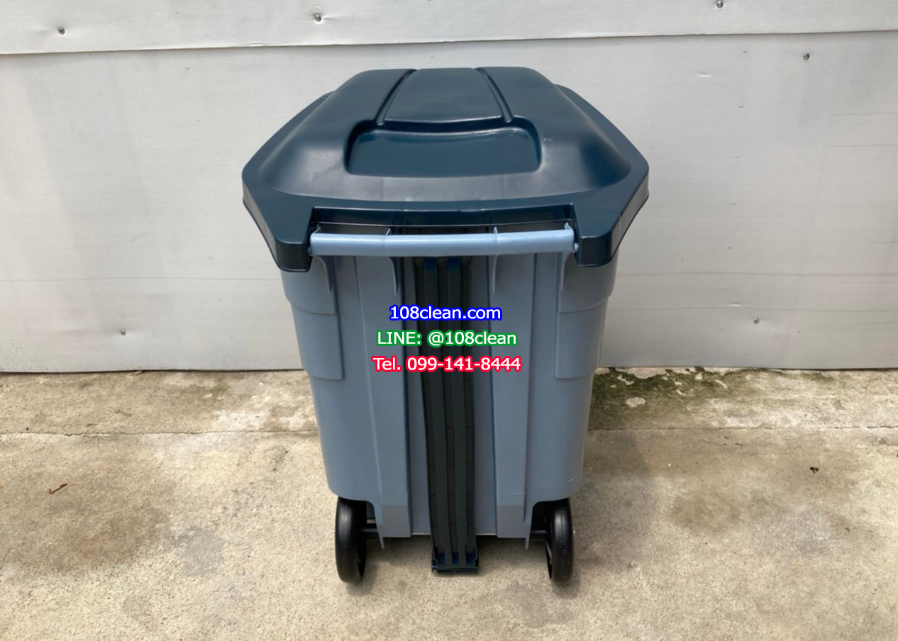 ถังขยะเท้าเหยียบ ทรงเหลี่ยม 85 ลิตร