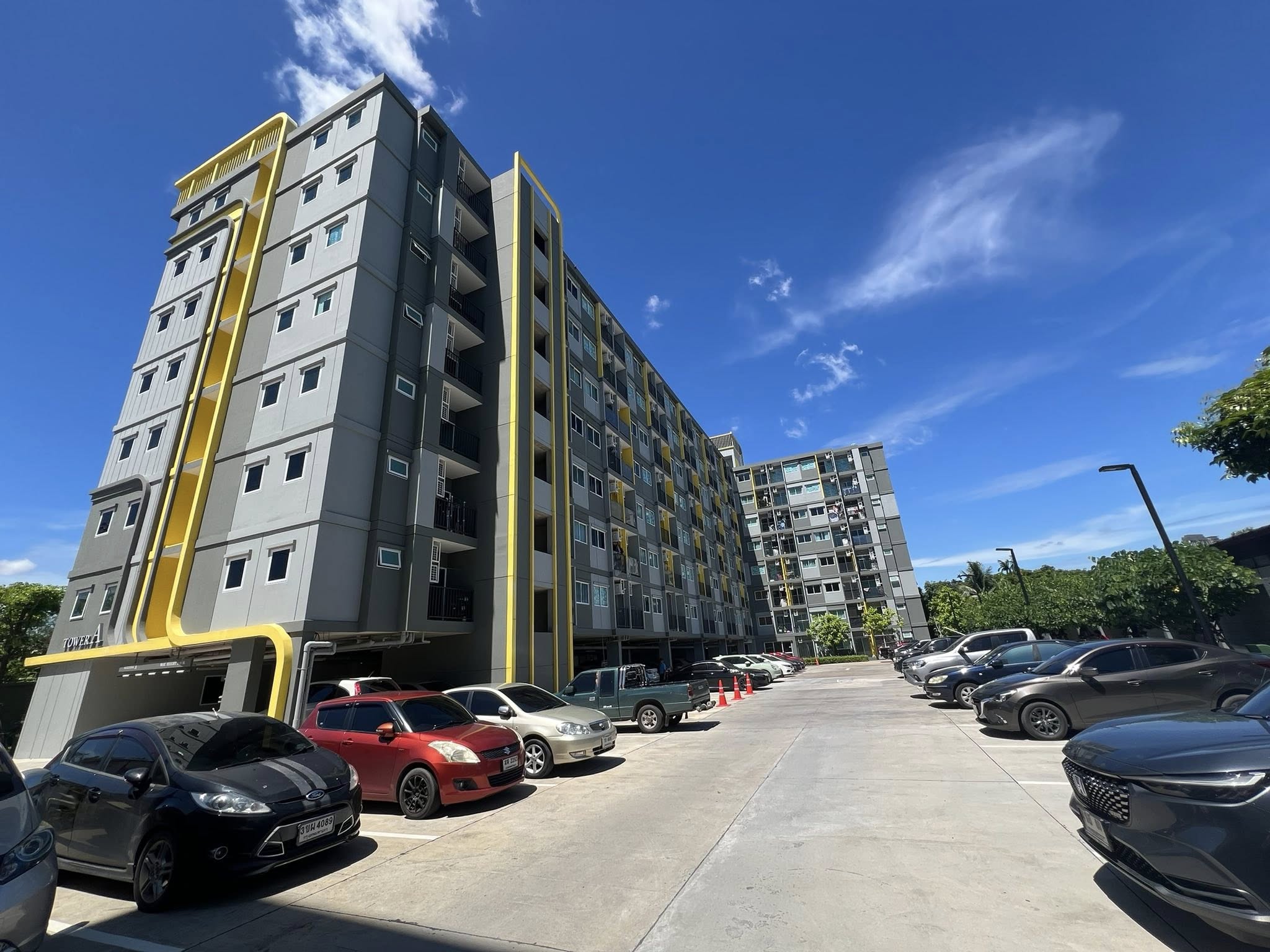 ให้เช่าคอนโด City Home Sanambinnam-Rattanathibet (ซิตี้โฮม สนามบินน้ำ-รัตนาธิเบศร์) Low Rise โซนพื้นที่ สนามบินน้ำ MRT แยกนนทบุรี 1 ห้องแบบ Studio 1ห้องน้ำ ขนาดห้อง 25 ตรม. ชั้น 4 ตึก A