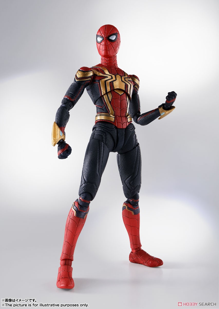 (เหลือ1ชิ้น ทักแชทก่อนโอน) 4573102620910 S.H.Figuarts Spider-Man [Integrated Suit] (Spider-Man: No Way Home)