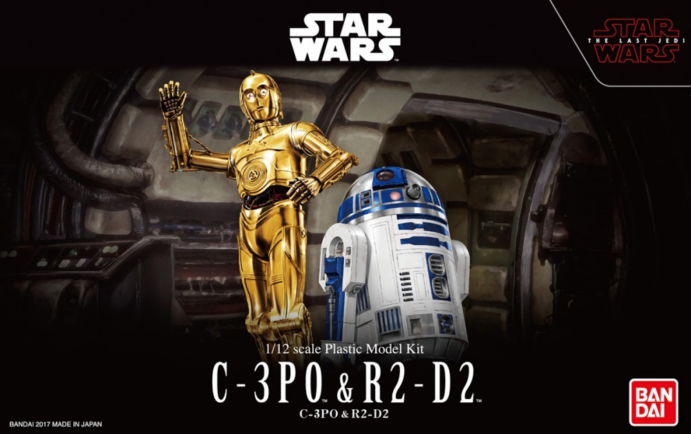 Bandai 4573102674821 1/12 C-3PO & R2-D2 5500yen (โมประกอบ)*