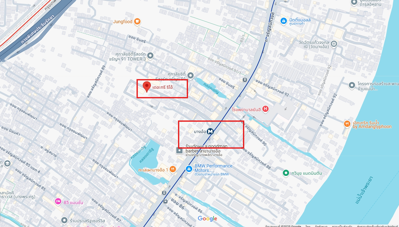 ให้เช่าคอนโด The Tree Rio Bang-Aor (เดอะ ทรี ริโอ บาง-อ้อ) - โซนพื้นที่ MRT บางอ้อ - ห้องแบบ 1ห้องนอน 1ห้องน้ำ