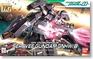 Bandai 4573102587831 hg 1/144 51 GN-008GNHW/B Seravee Gundam GNHW/B 1800yen