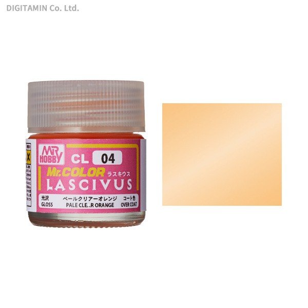 mr.hobby CL-04 lascivus clear pale orange (over coat) 10 ml.