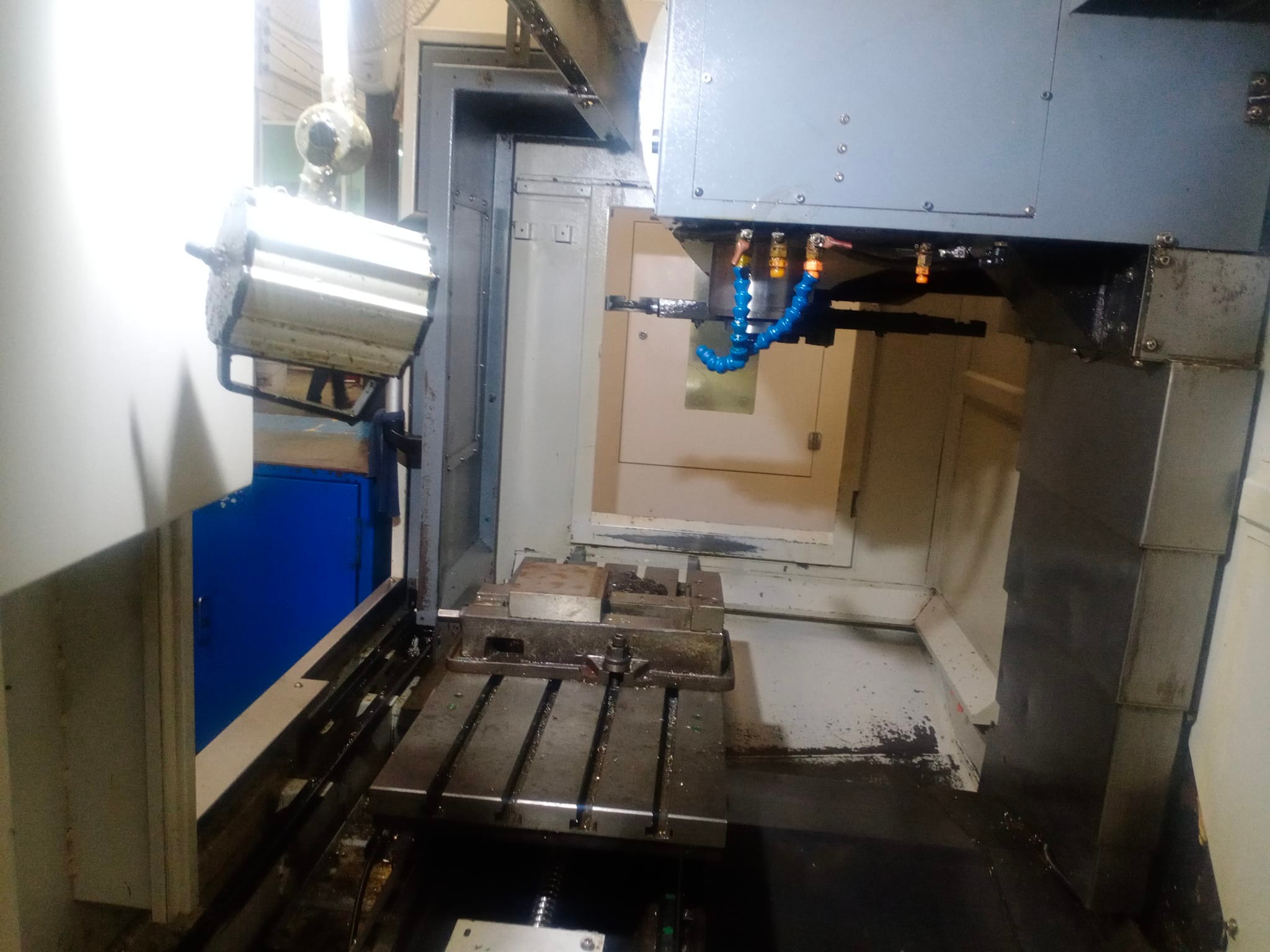 งานเปลี่ยนสาย encoder เครื่อง CNC AKIRA SEIKI ALARM 2F MITSUBISHI M70