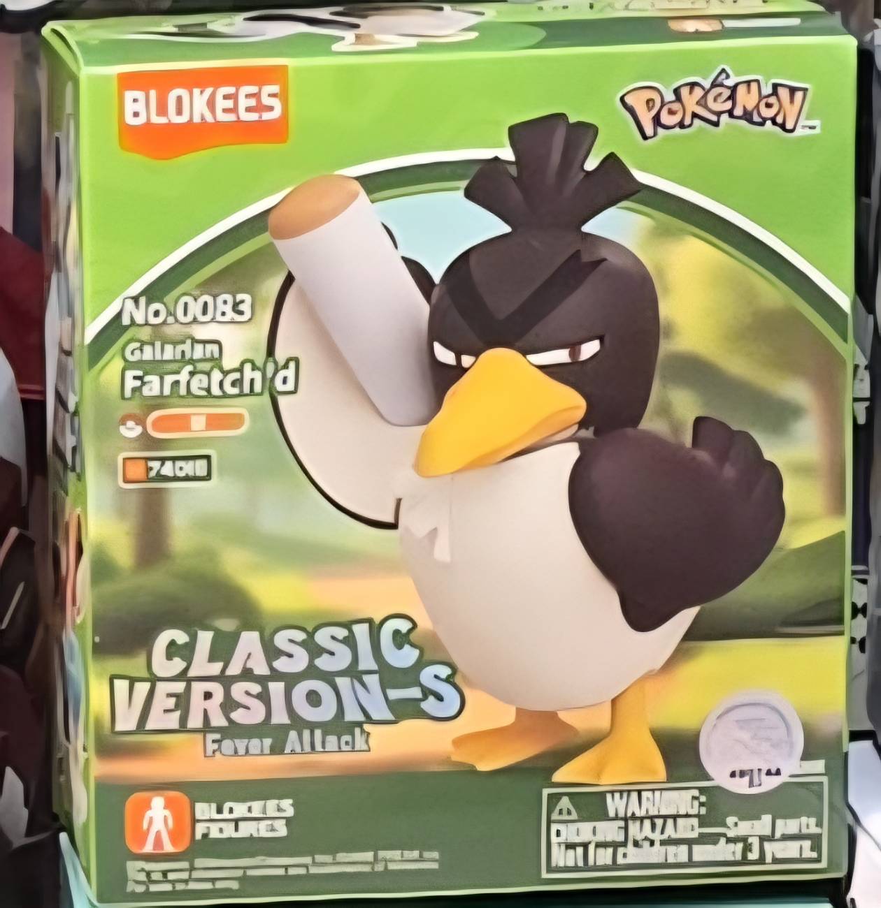 BLOKEES 810181532708 FIGURES POKEMON 74018 CLASSIC EDITION S GALARIAN FARFETCH'D