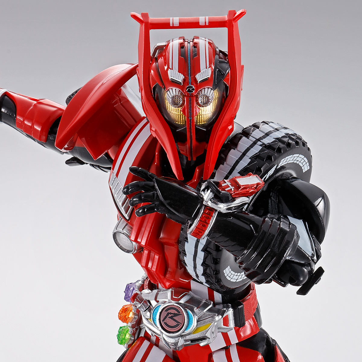 เหลือ1 4573102657527 p-bandai s.h.figuarts kamen rider drive type TRIDORON tire kakimazerl set-s.h.figuarts 15th anniversary ver.