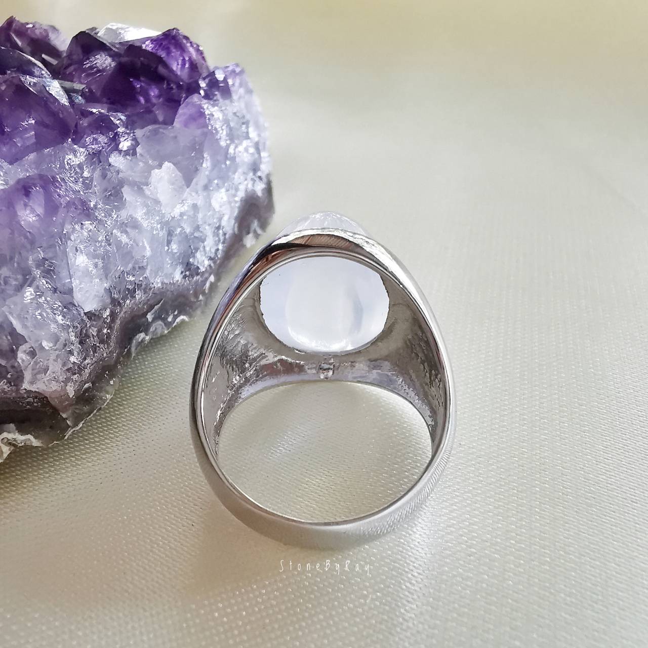 แหวนหินมิลกี้ควอตซ์ Milky Quartz