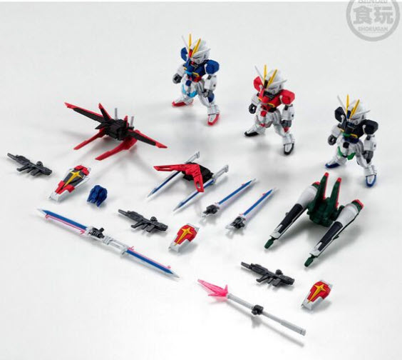 Bandai 4570117912658 FW GUNDAM CONVERGE IMPULSE GUNDAM SILHOUETTE SET W/O GUM