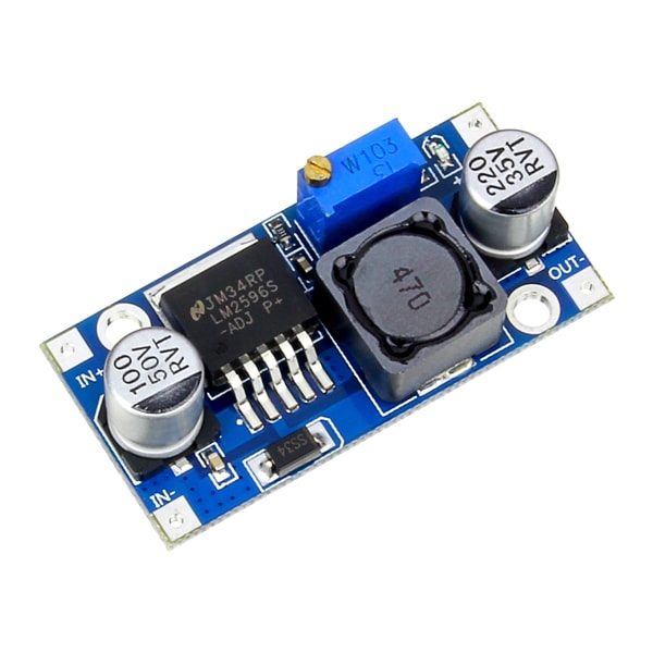 โมดูลเรกูเลเตอร์ แปลงไฟ 4-35V เป็น 1.25-35V LM2596S Module (3A) LM2596 DC-to-DC Step down Converter Module