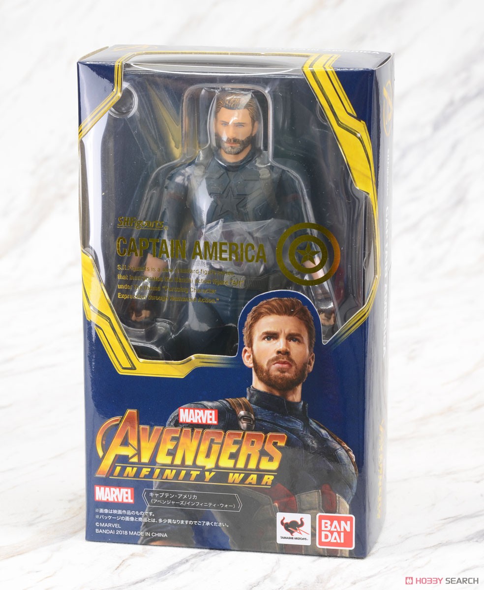 (มี1รอเมลฉบับที่2 ยืนยันก่อนโอน )S.H.Figuarts Captain America (Avengers: Infinity War) (Completed)สูง15.5 cm