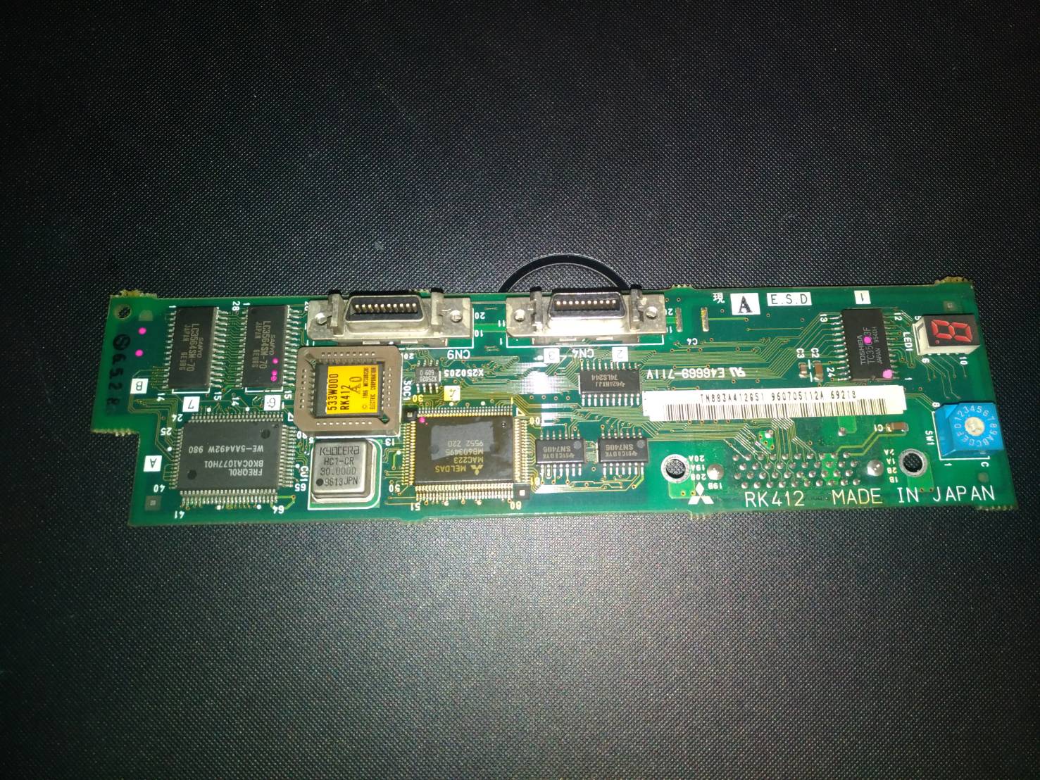 MITSUBISHI RK412 POWER SUPPLY CONTROL BOARD