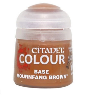 citadel 5011921187140 สีcitadel base mournfang brown 12ml. น้ำตาล