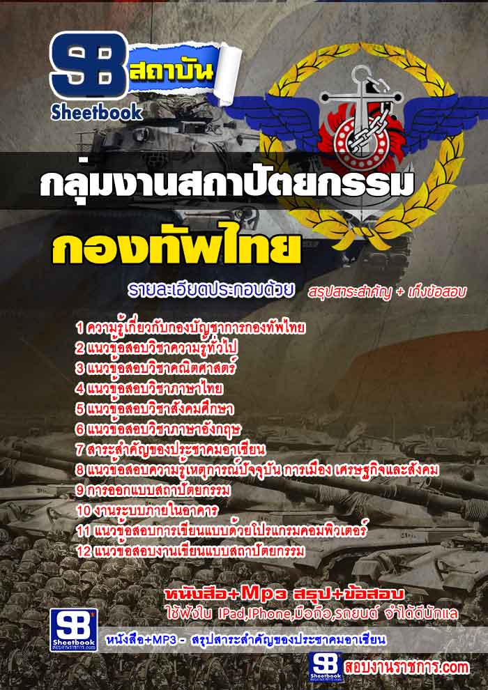 แนวข้อสอบกองบัญชาการกองทัพไทย กลุ่มงานสถาปัตยกรรม ใหม่ล่าสุด 2568 [พร้อมเฉลย]