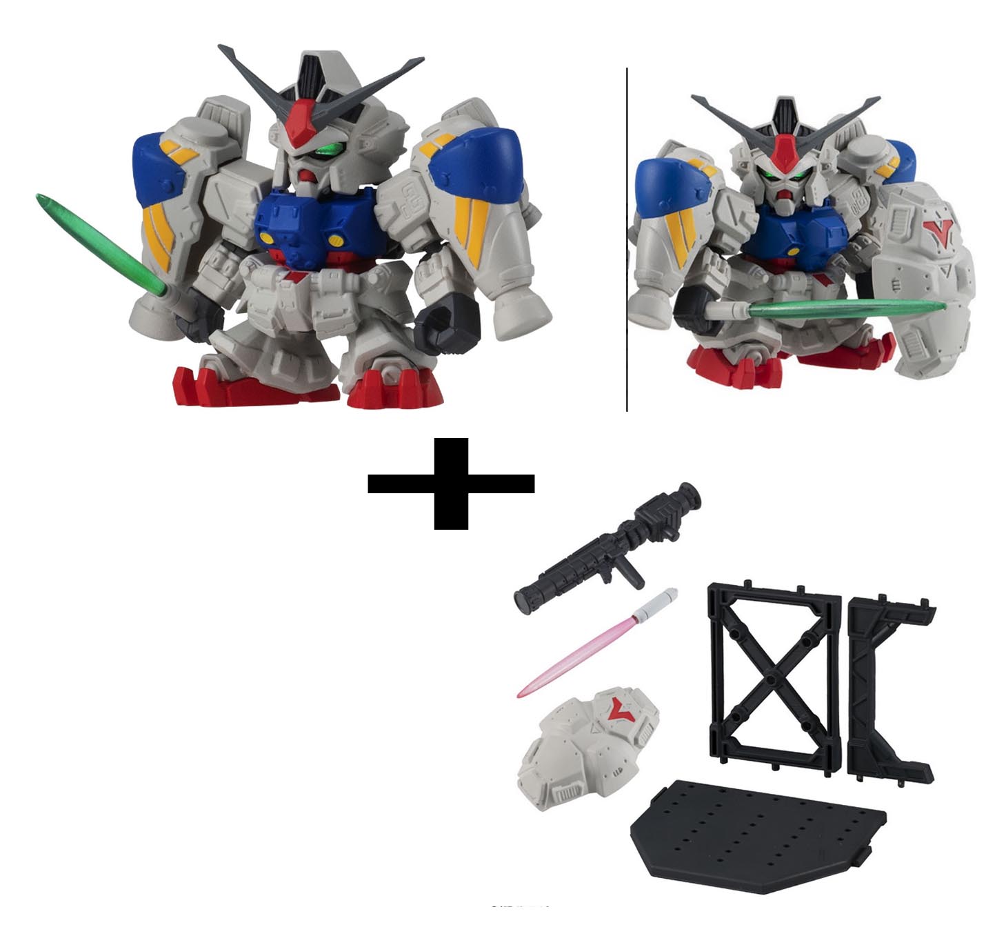 307772 GD senshi forte 14 F090 rx-78GP02A+ F094 part set