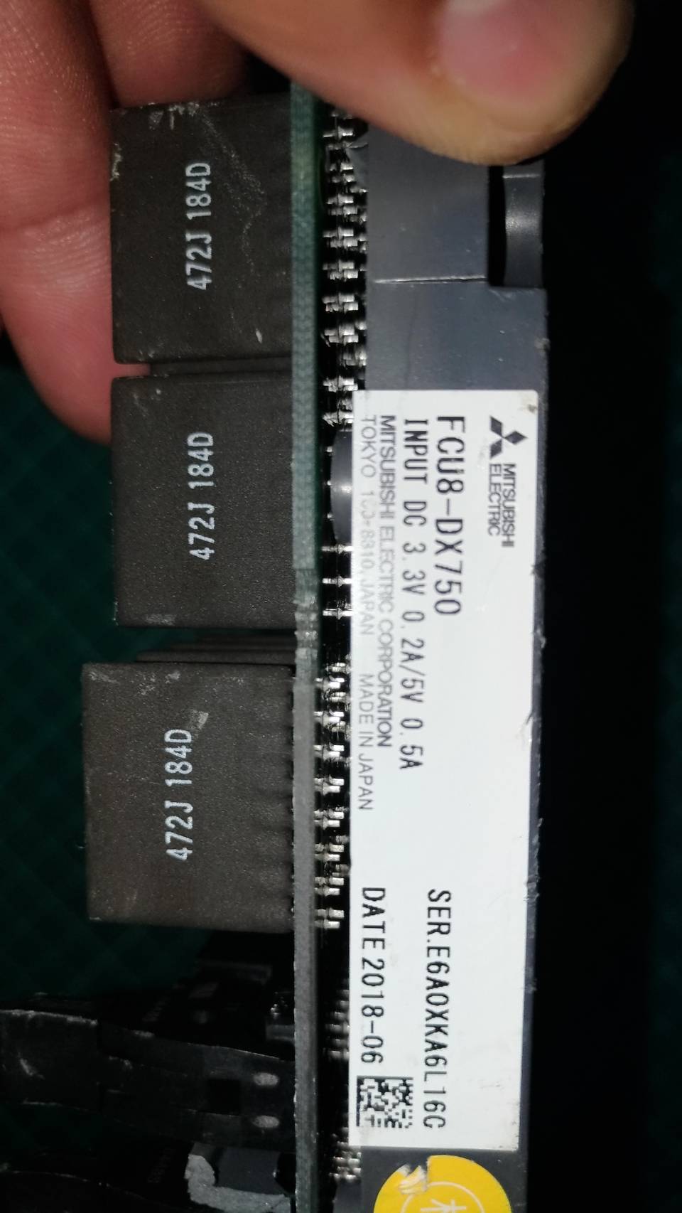 MITSUBISHI FCU8-DX750 WN323 I/O UNIT