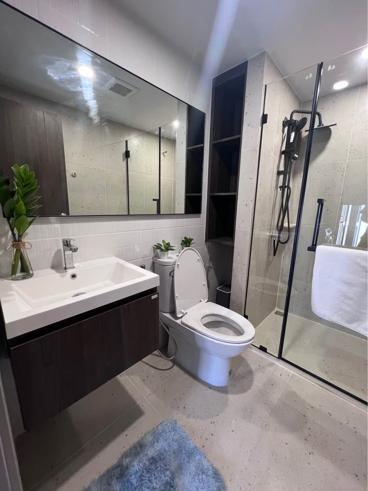 ให้เช่าห้องแบบ 1ห้องนอน 1ห้องน้ำ โซนพื้นที่ BTS คูคต คอนโด Nue Cross Khu Khot Station (นิว ครอส คูคต สเตชัน) ขนาดห้อง 23 ตรม. ชั้น 6 ตึก A