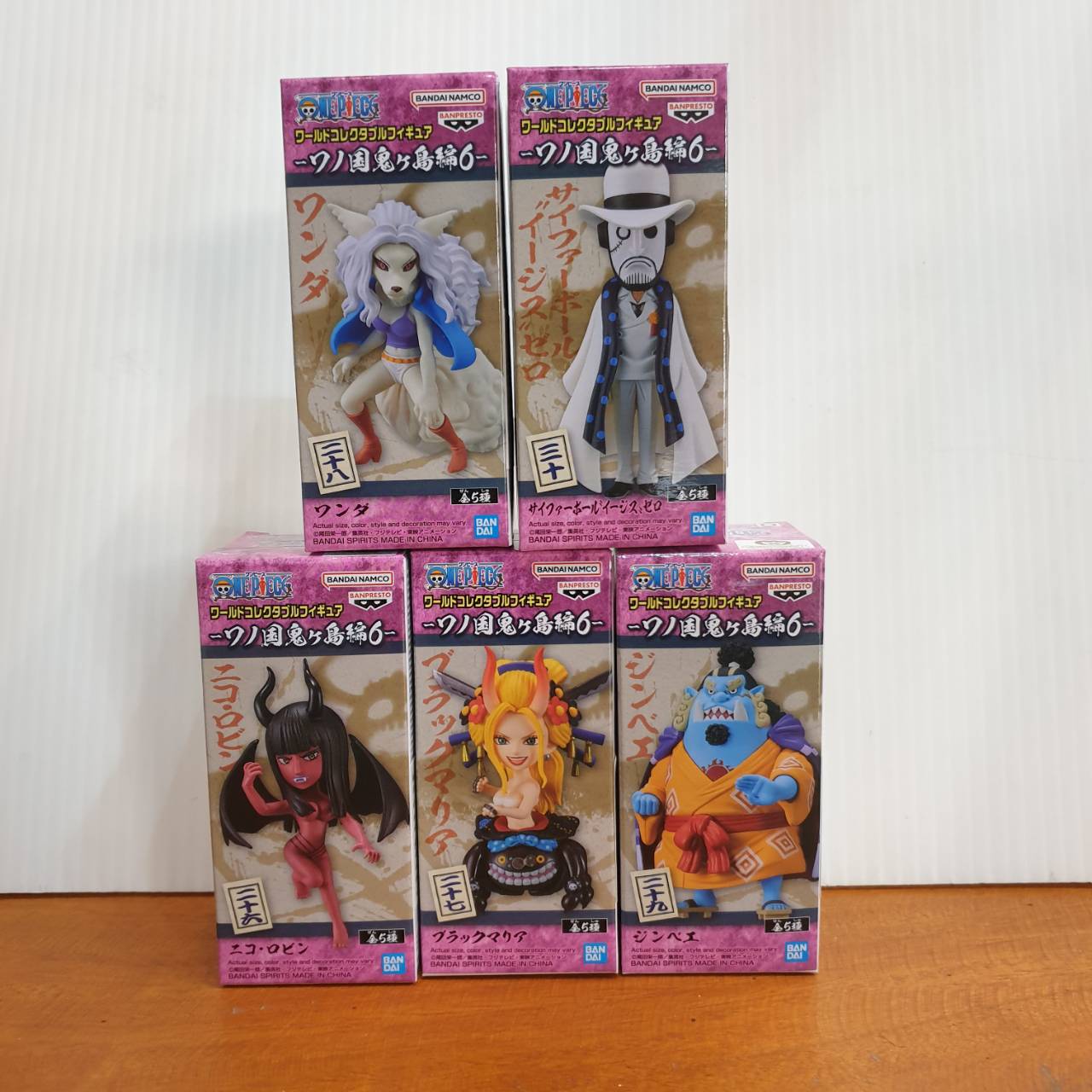 (ได้ครบ 5 แบบ) One Piece - Wanokuni Onigashima 6 World Collectable Figure 4983164198393