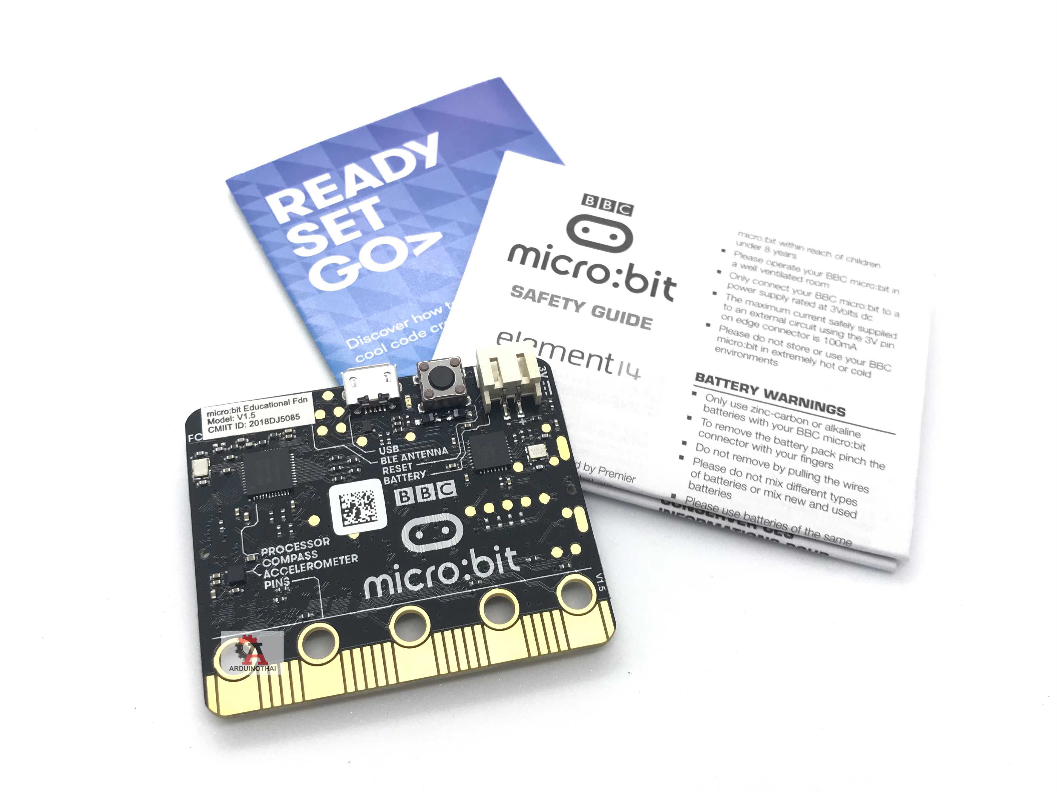 Micro:bit Educational Tool for Kids BBC MicroBit บอร์ด Micro:bit เรียนรู้ไมโครคอนโทรเลอร์ V1.0