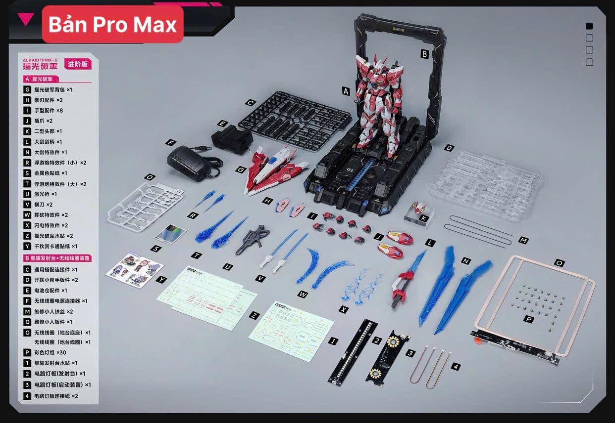 โมจีน 6935383081022 mg Alkaid pink-II Max ver. หุ่น+ฐาน+ไฟ