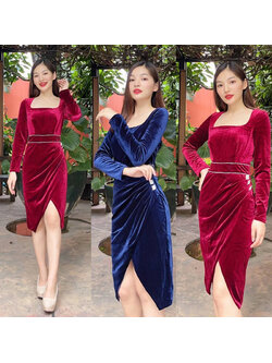 kudapy กล่องสุ่มเดรสไปงาน เดรสไปงานแต่ง แจ้งขนาดไซต์ให้แม่ค้าได้ค่ะ เลือกแบบไม่ได้นะคะ