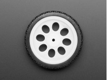 ล้อรถสำหรับ Smart Robot Car สีขาว