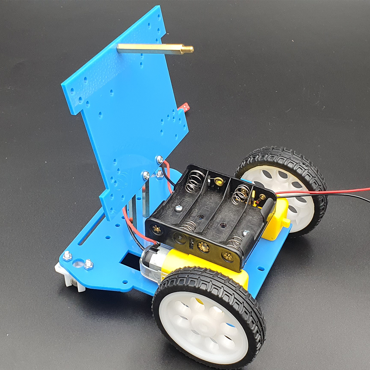 โครงสร้างหุ่นยนต์ 2WD เเบบ 2 ชั้น