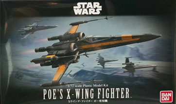 Bandai starwar 4549660105008 1/72 POE'S X-WING FIGHTER 2400yen
