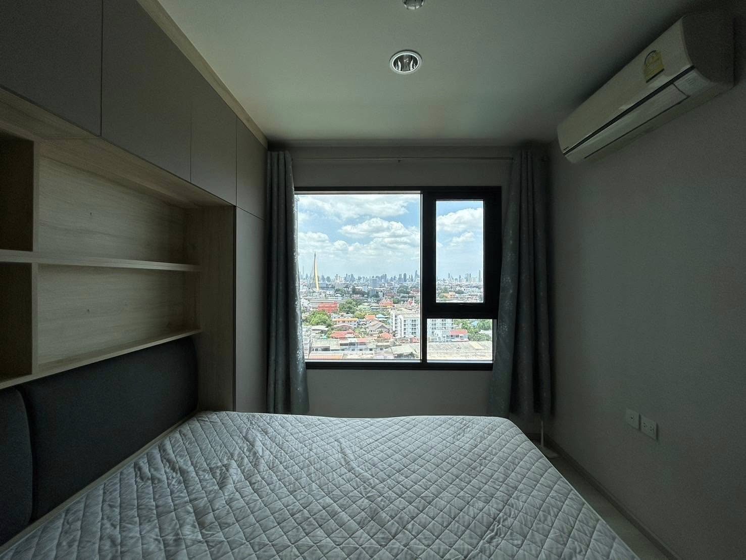 ให้เช่าห้องแบบ 1ห้องนอน 1ห้องน้ำ โซนพื้นที่ MRT บางยี่ขัน คอนโด Life Pinklao (ไลฟ์ ปิ่นเกล้า) High Rise ขนาดห้อง 35 ตรม. ชั้น 16