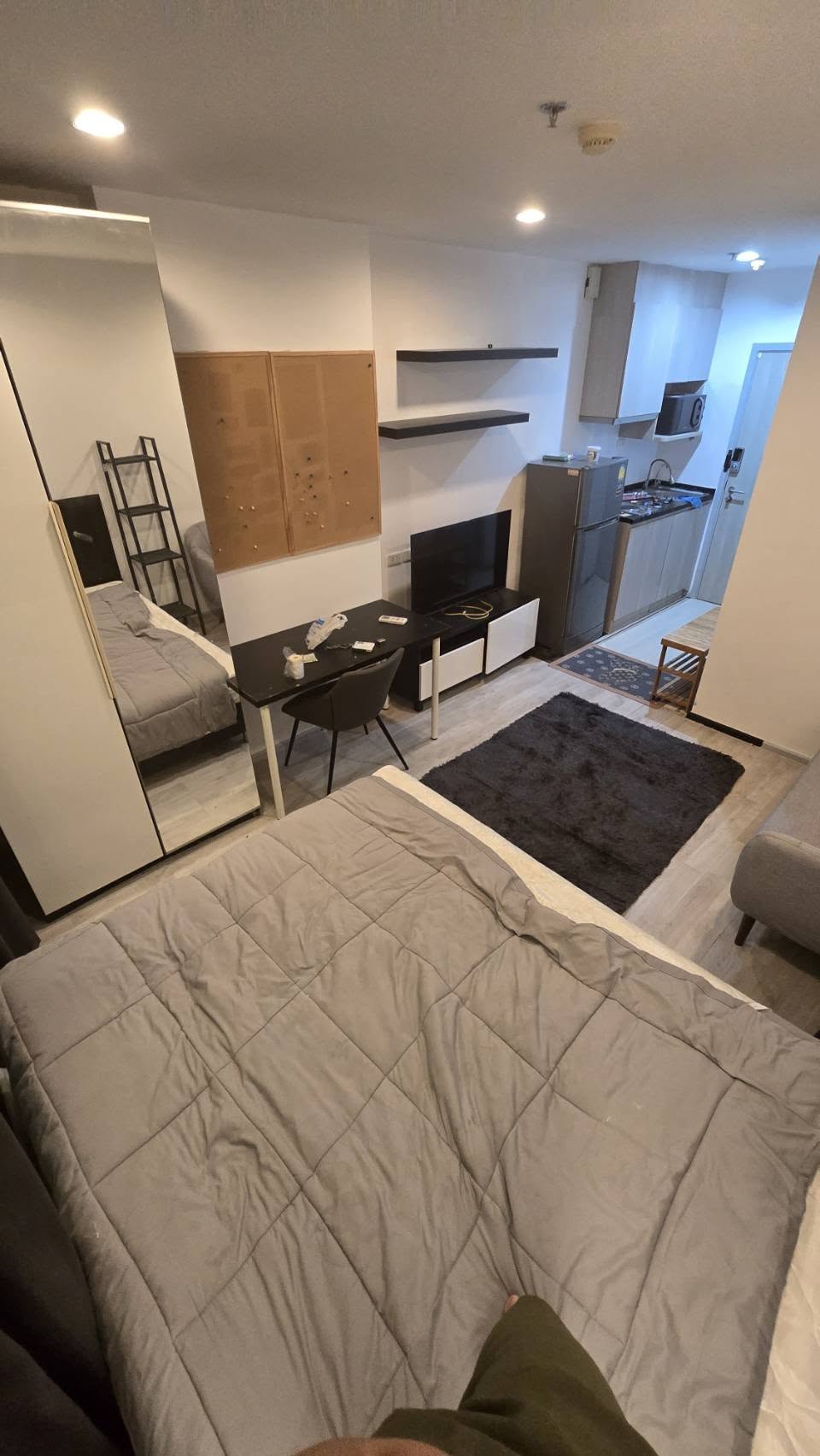 คอนโด IDEO Mobi Charan Interchange (ไอดีโอ โมบิ จรัญ-อินเตอร์เชนจ์) High Rise โซนพื้นที่ MRT บางขุนนนท์ ให้เช่าห้องแบบ Studio 1ห้องน้ำ ขนาดห้อง 22 ตรม. ชั้น 16