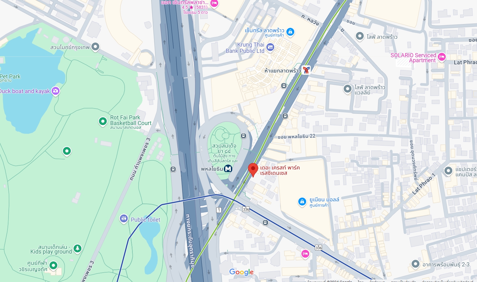 ปล่อยเช่าคอนโด The Crest Park Residences (เดอะ เครสท์ พาร์ค เรสซิเดนซ์ ) - ห้องใหม่ 1ห้องนอน 1ห้องน้ำ 1ห้องนั่งเล่น - ใกล้ BTS ห้าแยกลาดพร้าว MRT พหลโยธิน - ขนาดห้อง 32 ตรม. ชั้น 5